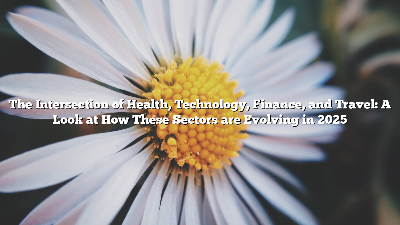 The Intersection of Health, Technology, Finance, and Travel: A Look at How These Sectors are Evolving in 2025